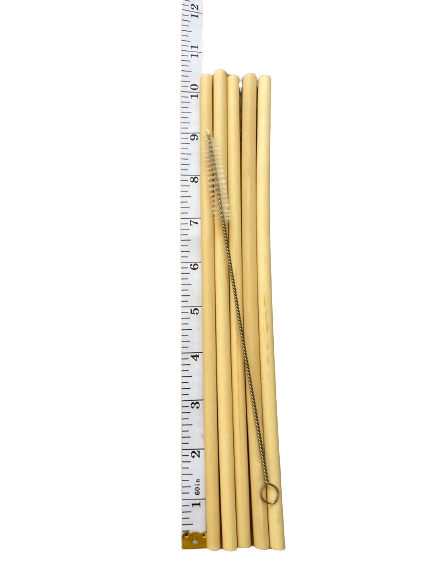 Bamboo Straws X-Long Reusable